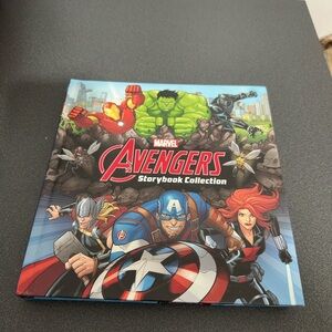 Marvel Avengers Storybook Collection with Red and Blue Cover